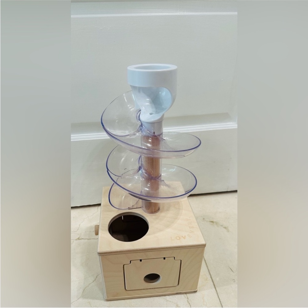 Lovevery ball drop with 1 green ball